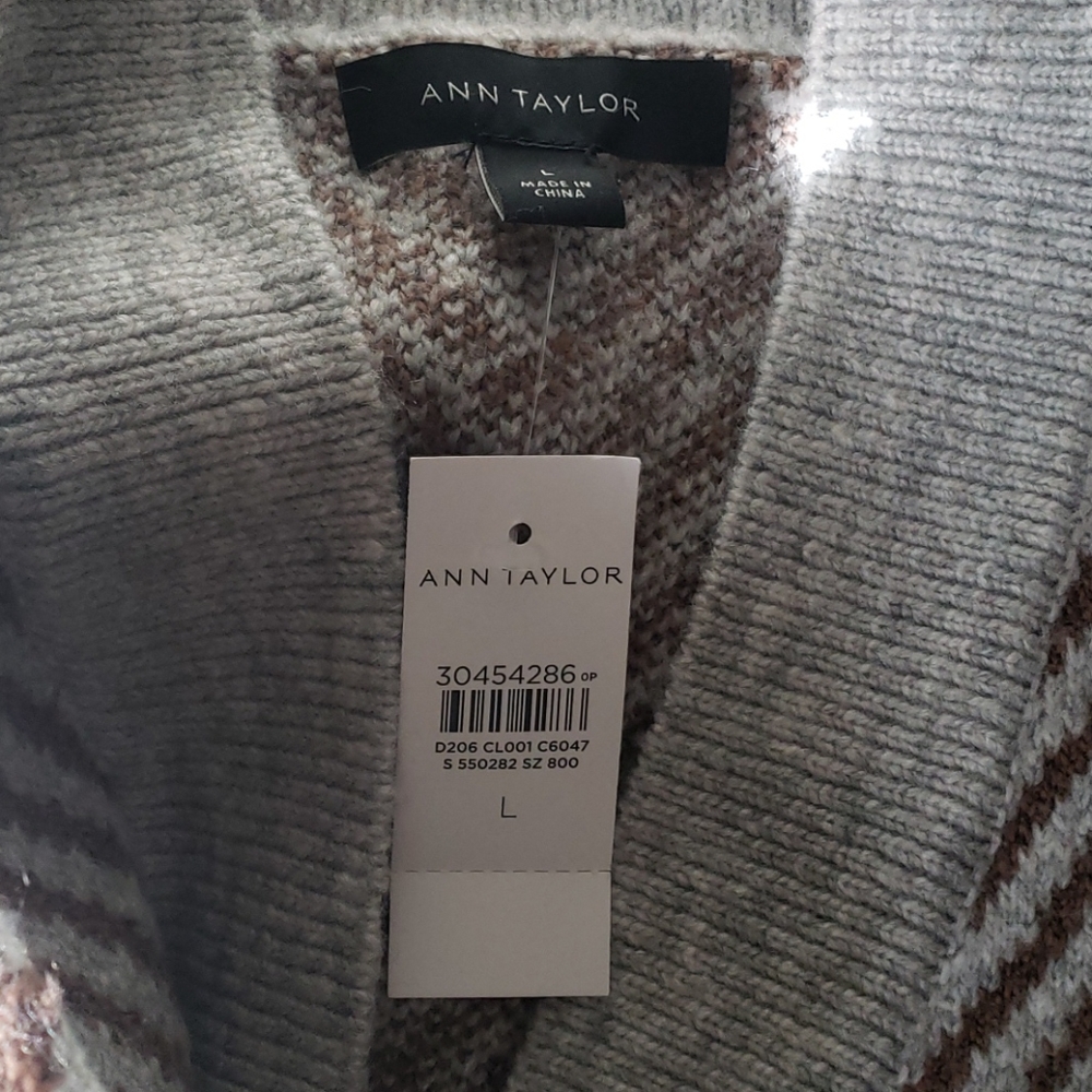 NWT Ann Taylor Perfect Neutral Cardigan - Picture 5 of 6